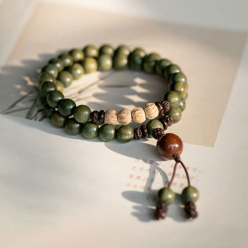 KarmaRipple's Green Sandalwood Positive Peace Bracelet p2