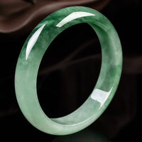 KarmaRipples authentischer Jade-Glückssegen-Armreif 