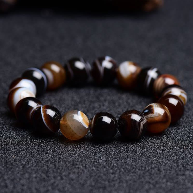 KarmaRipple's Tibetan Sardonyx Happiness Positive Bracelet p6