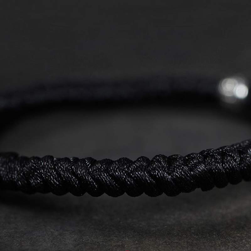 KarmaRipple's Silver Fortune Koi Fish Woven String Bracelet p8