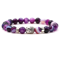 KarmaRipples Schutzarmband aus violettem Achat