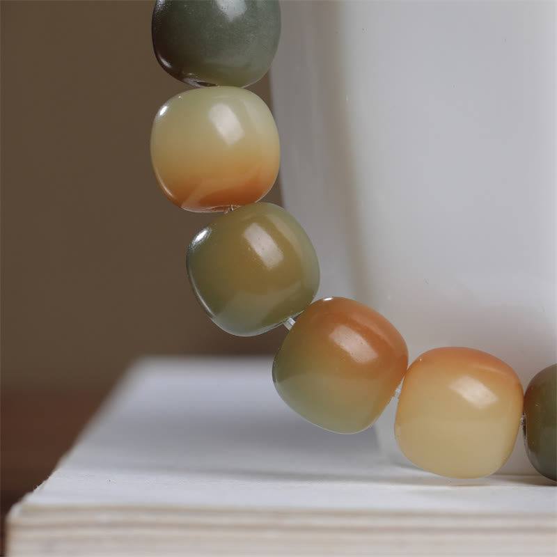 KarmaRipple's Colorful Bodhi Seed Peace Wisdom Bracelet p5