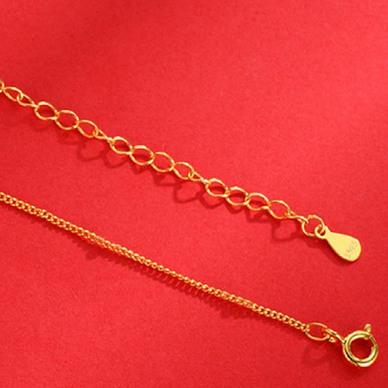 KarmaRipple's 925 Sterling Silver Year Of The Dragon Auspicious Clouds Hetian Jade Inlaid Fortune Pendant Necklace p8