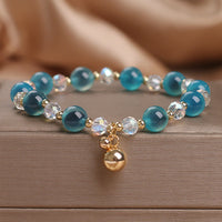 KarmaRipples Candy Agate Balancing Balance Bead Talisman-Armband