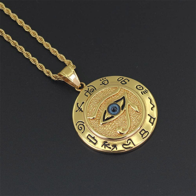 KarmaRipple's Eye of Horus Protection Pendant Necklace p3