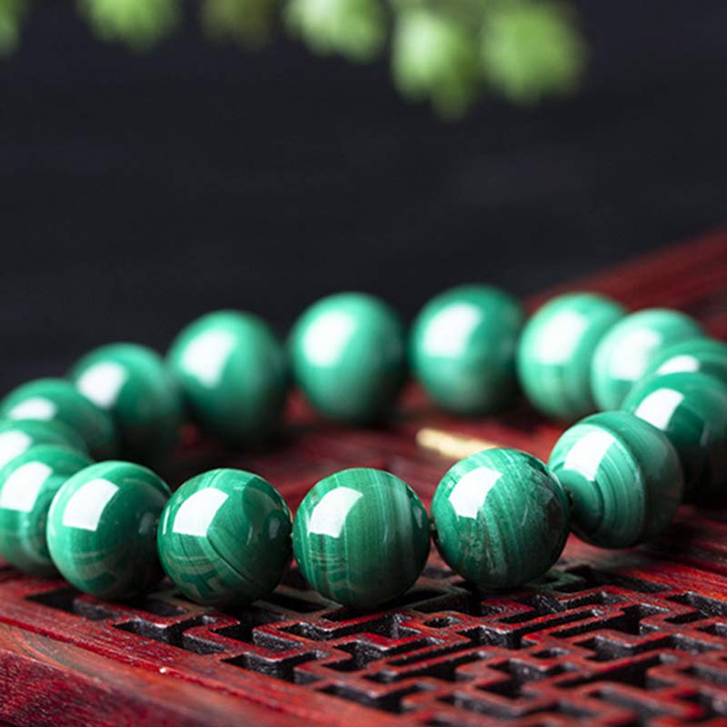 KarmaRipple's Authentic Malachite Protection Calmness Bracelet p13