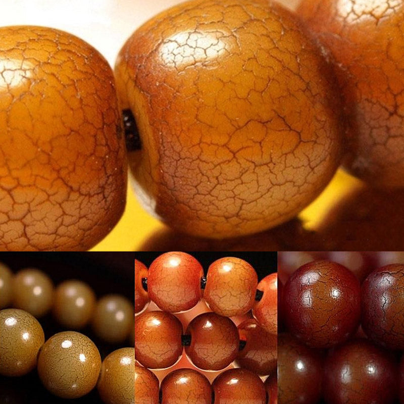 KarmaRipple's Tibet 108 Mala Beadwork Bodhi Seed Bagua Vajra Dzi Bead Gray Agate Wealth Bracelet p19