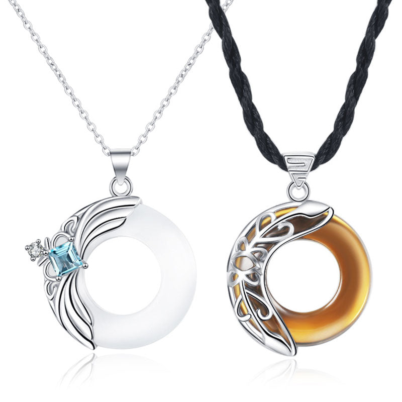 KarmaRipple's Love Wings Bronze Fortune Balancing Pendant Necklace p8