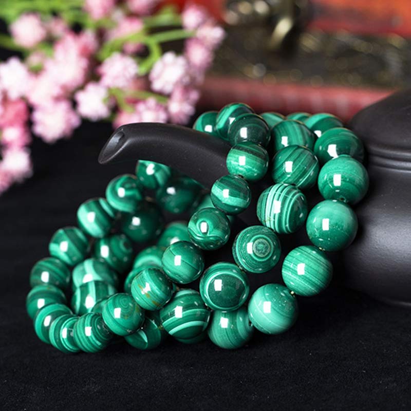 KarmaRipple's Authentic Malachite Protection Calmness Bracelet p16