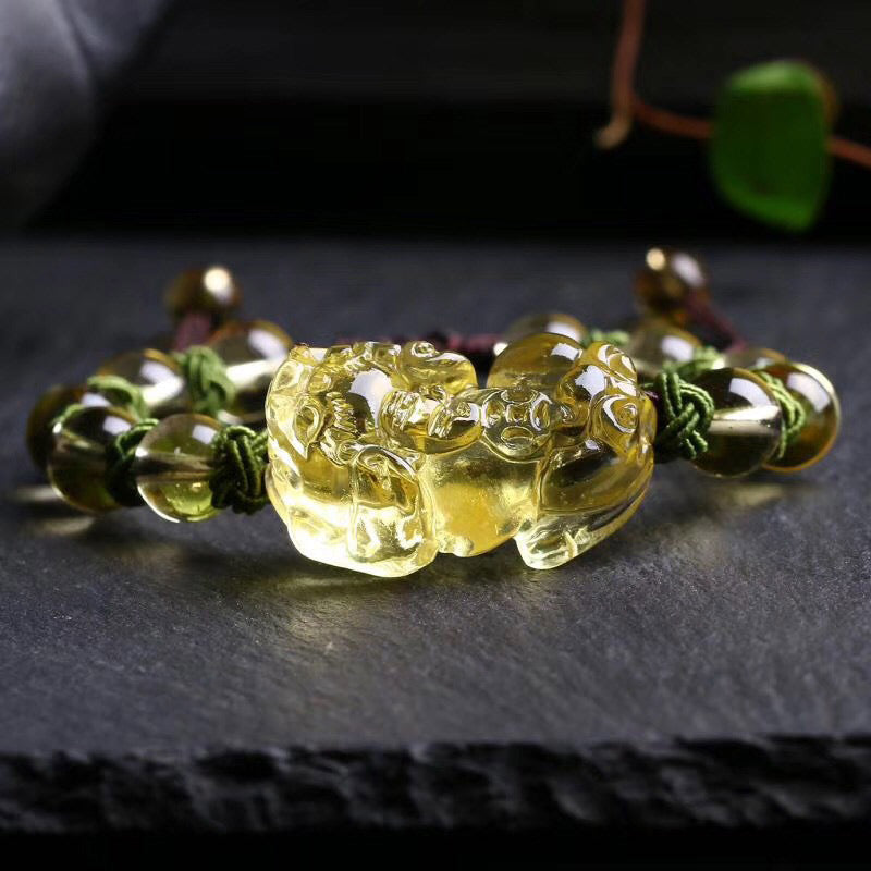 KarmaRipple's Authentic Citrine Pixiu Wealth Protection Bracelet p2