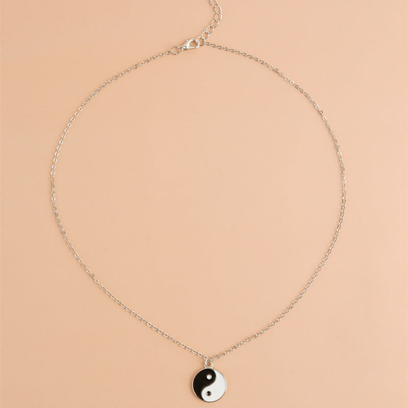 KarmaRipple's 2Pcs Yin Yang Balance Balance Pendant Necklace p3