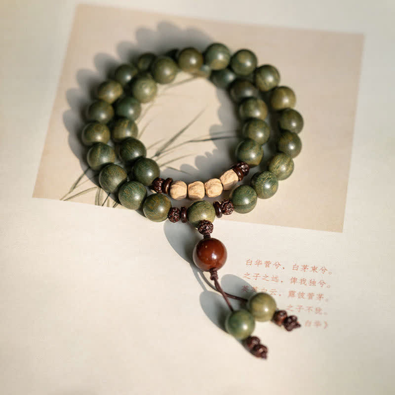 KarmaRipple's Green Sandalwood Positive Peace Bracelet p29