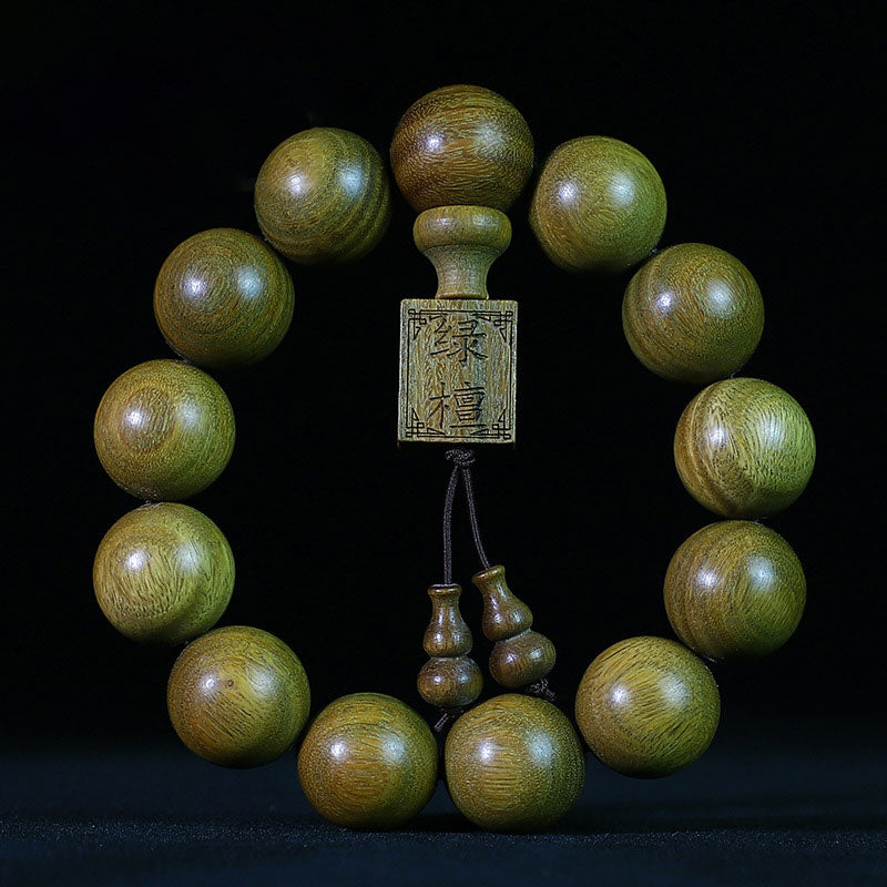 KarmaRipple's Tibetan Green Sandalwood Cure Bracelet p2