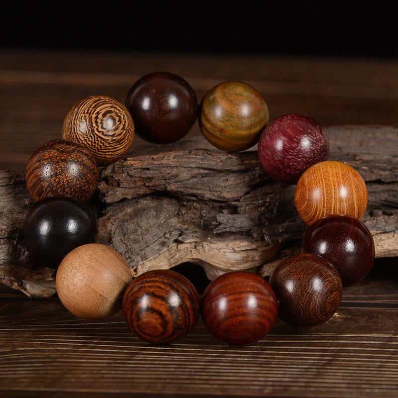 KarmaRipple's Multicolored Sandalwood Protection Balancing Bracelet p6