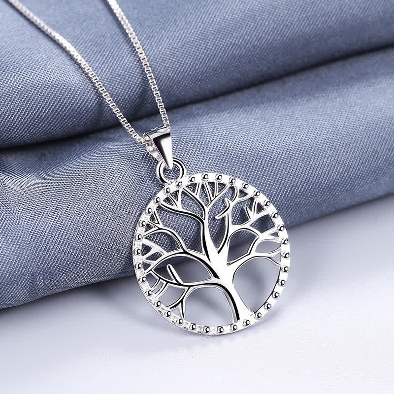 KarmaRipple's The Tree of Life 925 Sterling Silver Creation Pendant Necklace p1