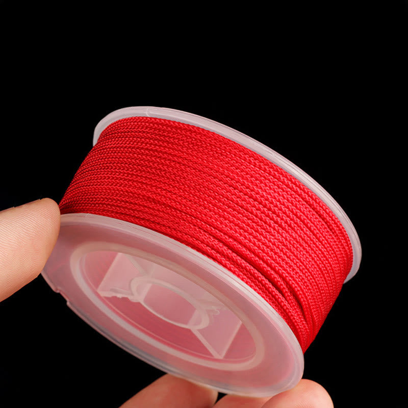 KarmaRipple's Authentic Red Agate Cat Eye Calm Woven String Bracelet Pendant Necklace p11