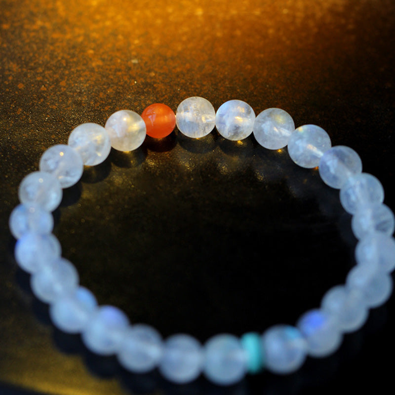 KarmaRipple's Moonstone Calm Balancing Positive Bracelet p11