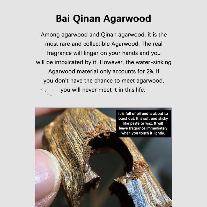 KarmaRipple's Nha Trang Rare Bai Qinan Agarwood Cyan Jade Red Agate Laughing Buddha Tibetan Bone Strength Meditation Bracelet p17