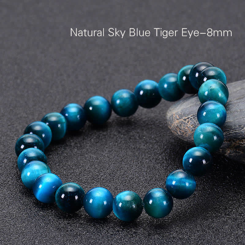 KarmaRipple's Blue Tiger Eye Protection Bracelet p4