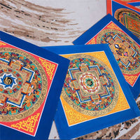 KarmaRipples tibetisches handgefertigtes Thangka-Gemälde „Blessing Thangka“, Blindbox, zufälliges Farbmuster