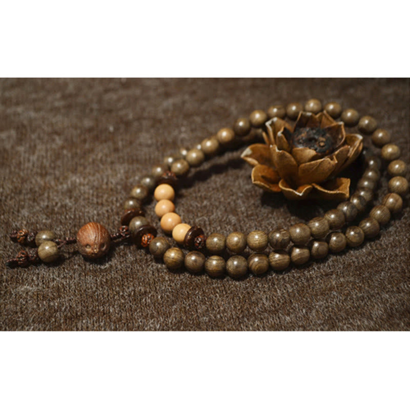 KarmaRipple's Tibetan Sandalwood Protection Talisman Mala Bracelet p12