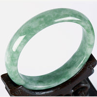 KarmaRipples authentischer Jade-Wohlstands-Armreif 