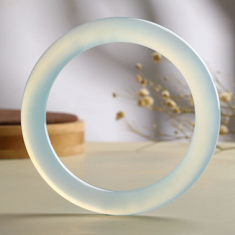 KarmaRipple's Authentic Aquamarine Blessing Serenity Bangle Bracelet p3