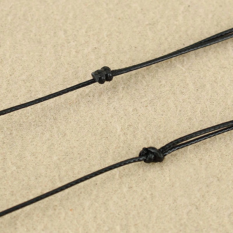 KarmaRipple's Red Agate Green Aventurine Green Bodhi Seed Bead Calm Leather Rope Pendant Necklace p13