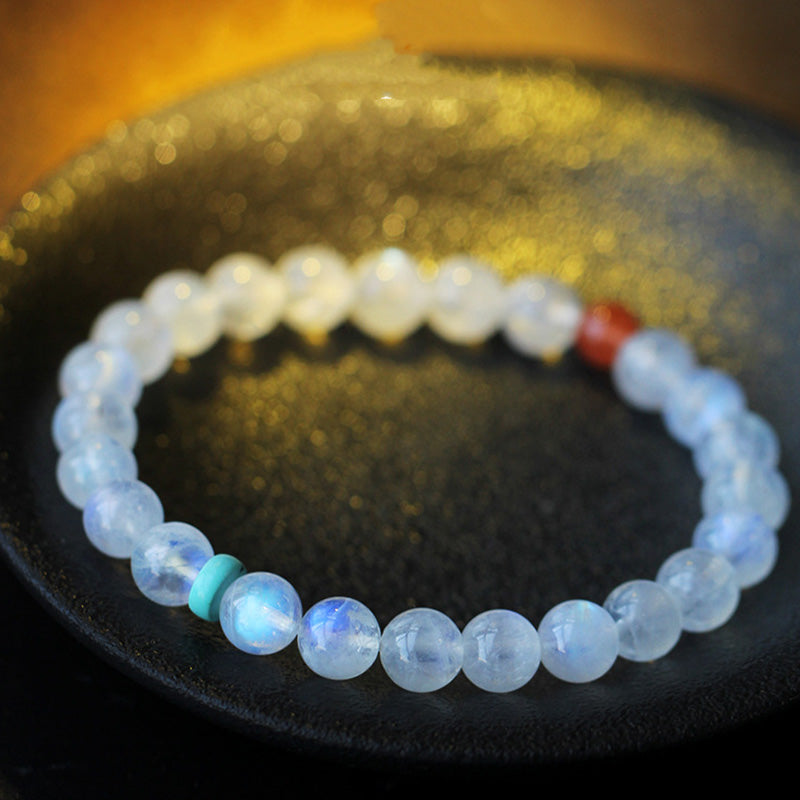 KarmaRipple's Moonstone Calm Balancing Positive Bracelet p19