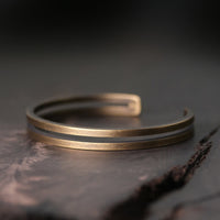 Rustikales bronzenes Fortune Viking-Armband von KarmaRipple