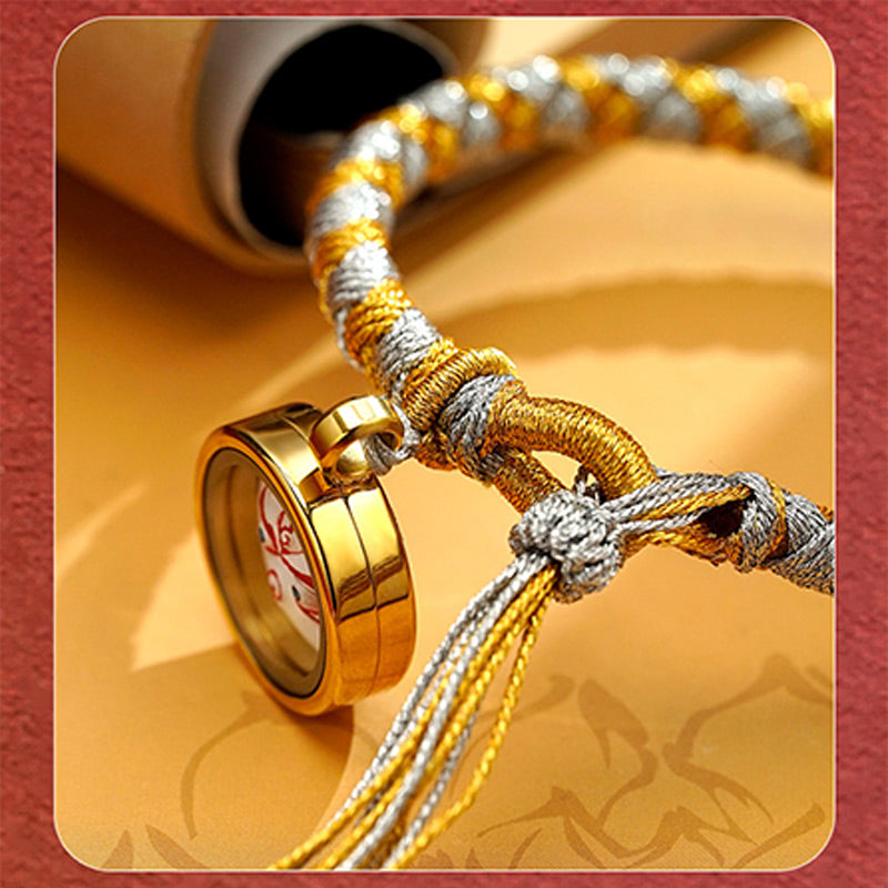 KarmaRipple's Handmade Tibetan Five God Of Wealth Dragon Scale Rope Fortune Braid Bracelet p17