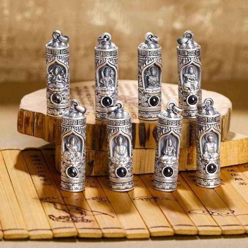 KarmaRipple's Chinese Zodiac Natal Buddha Projection Prosperity Pendant Necklace p23