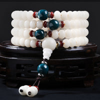 KarmaRipples Bodhi-Royal-Perlen-Lotus-Segen-Talisman-Armband