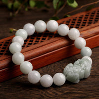 KarmaRipples Fengshui-Armband für Reichtum und Wohlstand aus Jade PiXiu Fortune